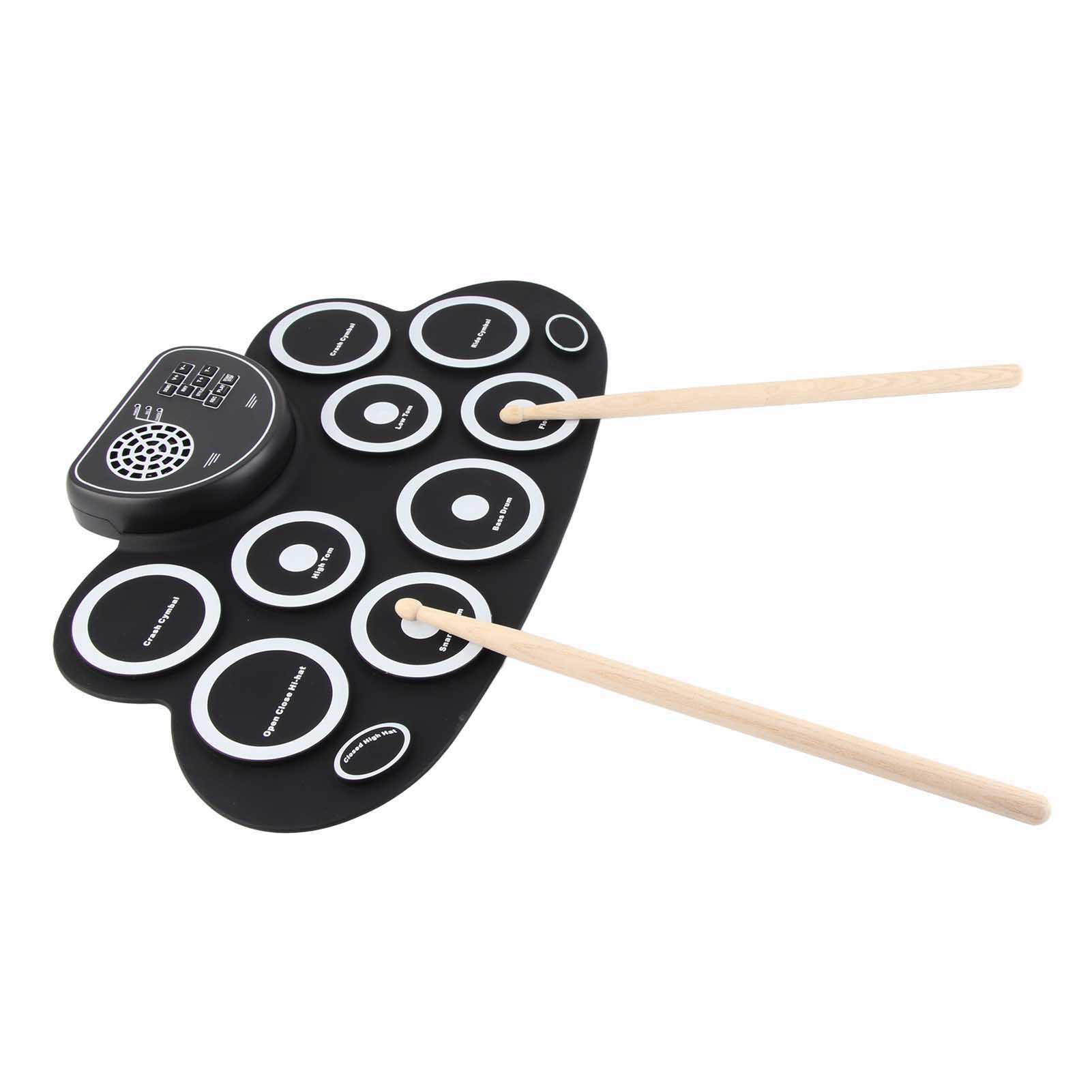 Electronic Drum Set Roll Up - Elektroniczny zestaw perkusyjny USB z możliwością