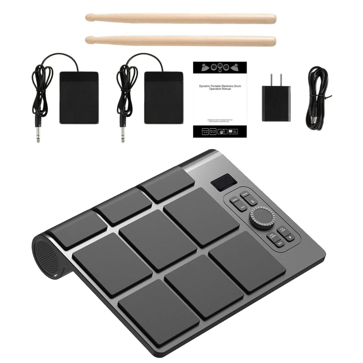 Electronic Drum Set Roll Up - Elektroniczny zestaw perkusyjny Miwayer Roll Up