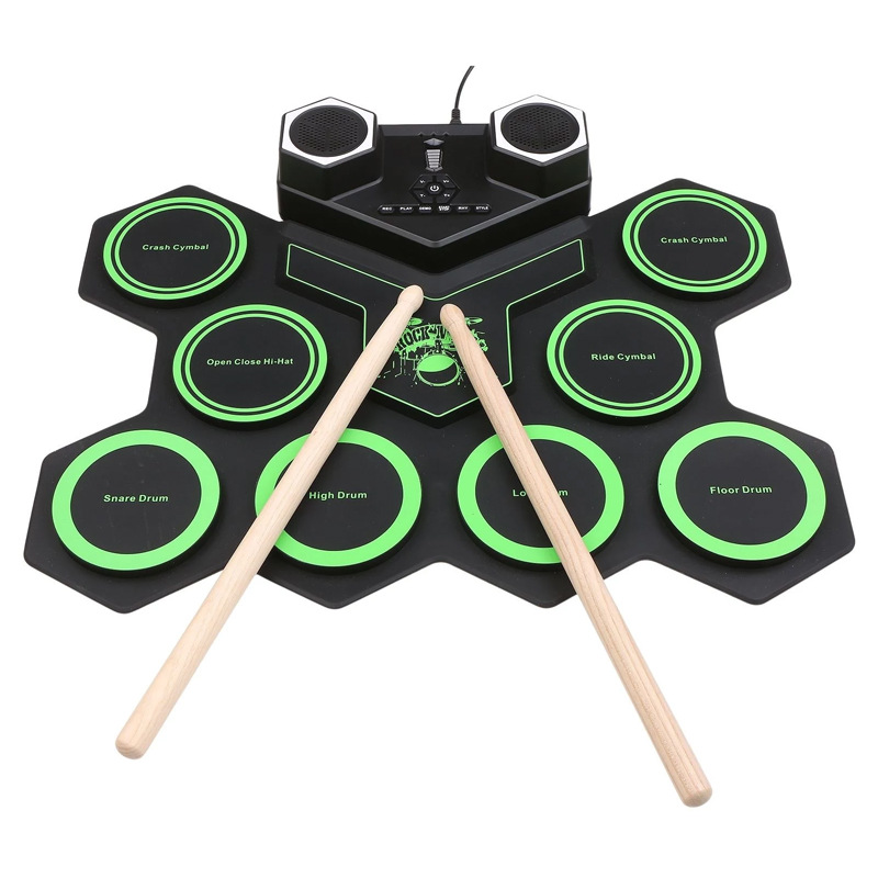 Electronic Drum Set Roll Up - Zwijany bęben elektroniczny, przenośny zestaw perkusyjny