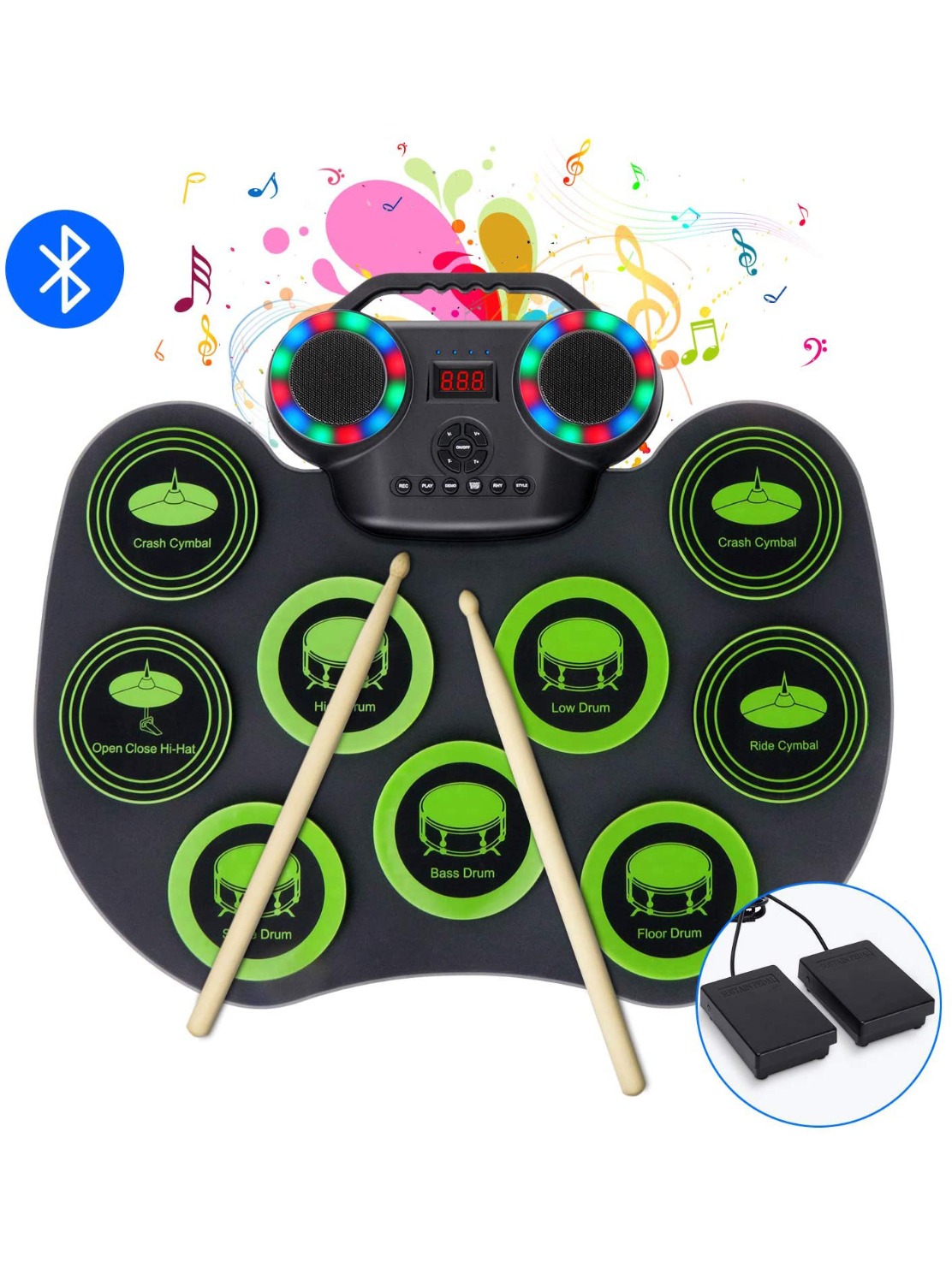 Elektroniczny zestaw perkusyjn – Electronic Drum Set Roll Up recenzja i cena
