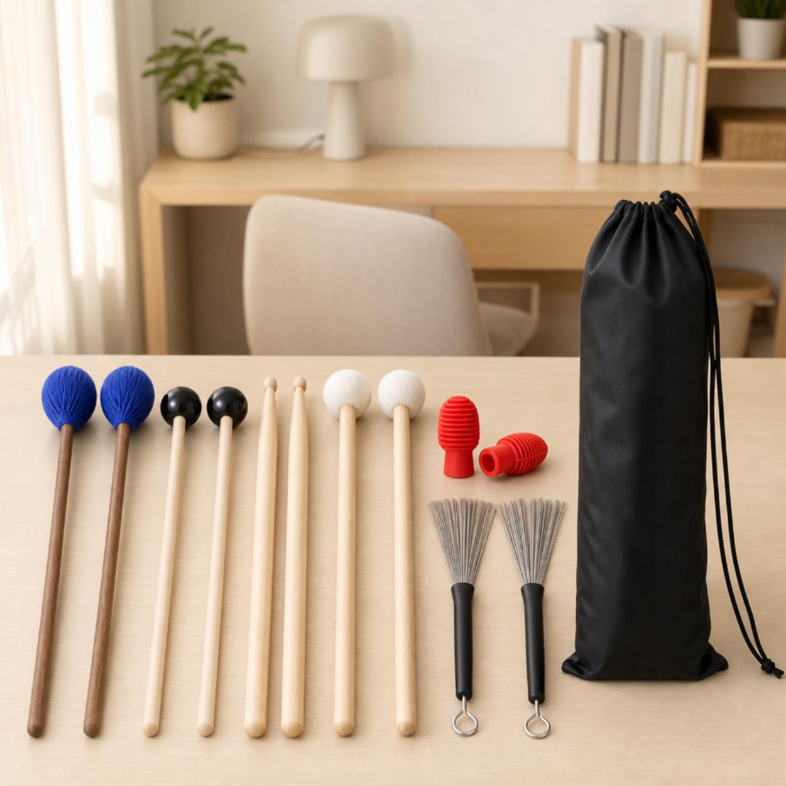 Kompletny zestaw perkusyjny z  – Drumsticks 5A Maple recenzja i cena