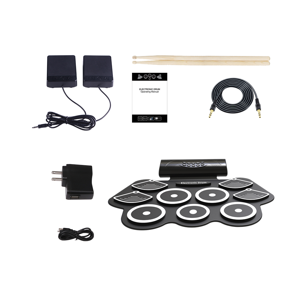 Spersonalizowany cyfrowy pad p – Electronic Drum Set Roll Up recenzja i cena