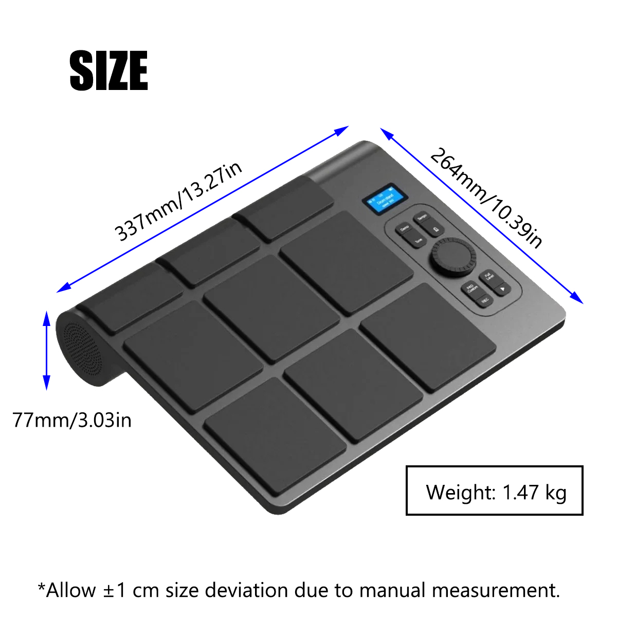 Elektroniczny zestaw perkusyjn – Electronic Drum Set Roll Up recenzja i cena