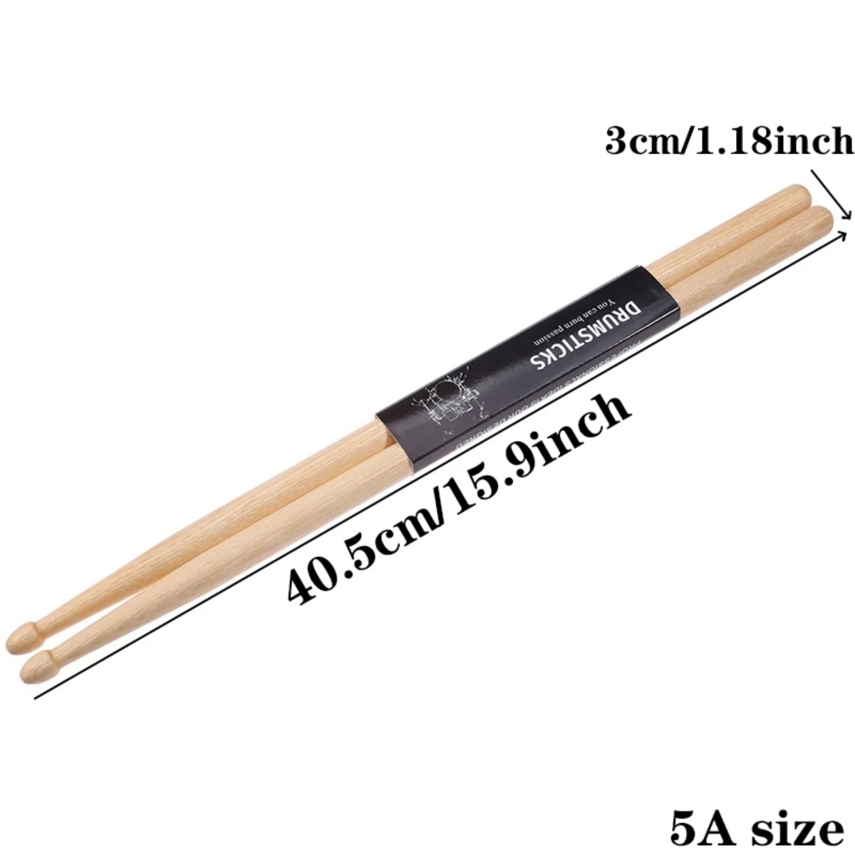 Pałeczki perkusyjne Miwayer 1/ – Drumsticks 5A Maple recenzja i cena
