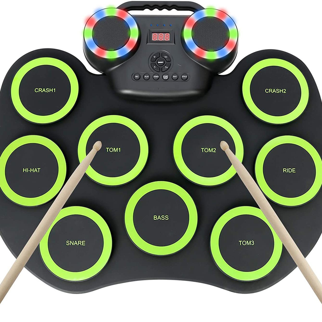 Przenośny zestaw perkusyjny el – Electronic Drum Set Roll Up recenzja i cena