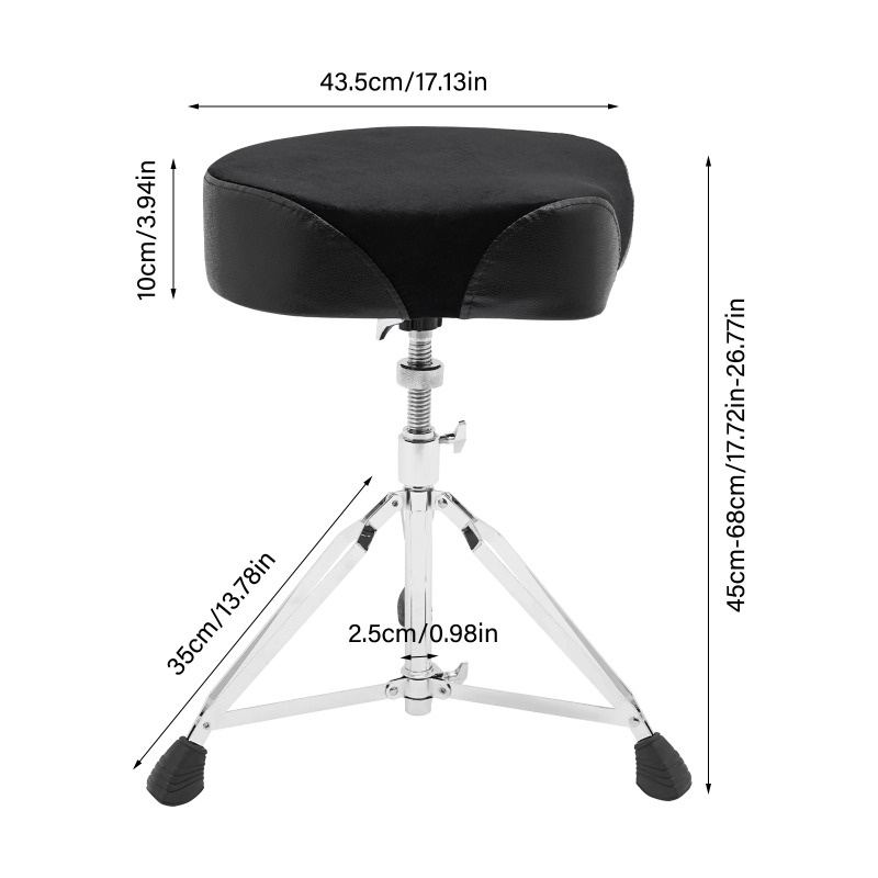 Regulowany stołek perkusyjny z – Drum Throne Adjustable recenzja i cena