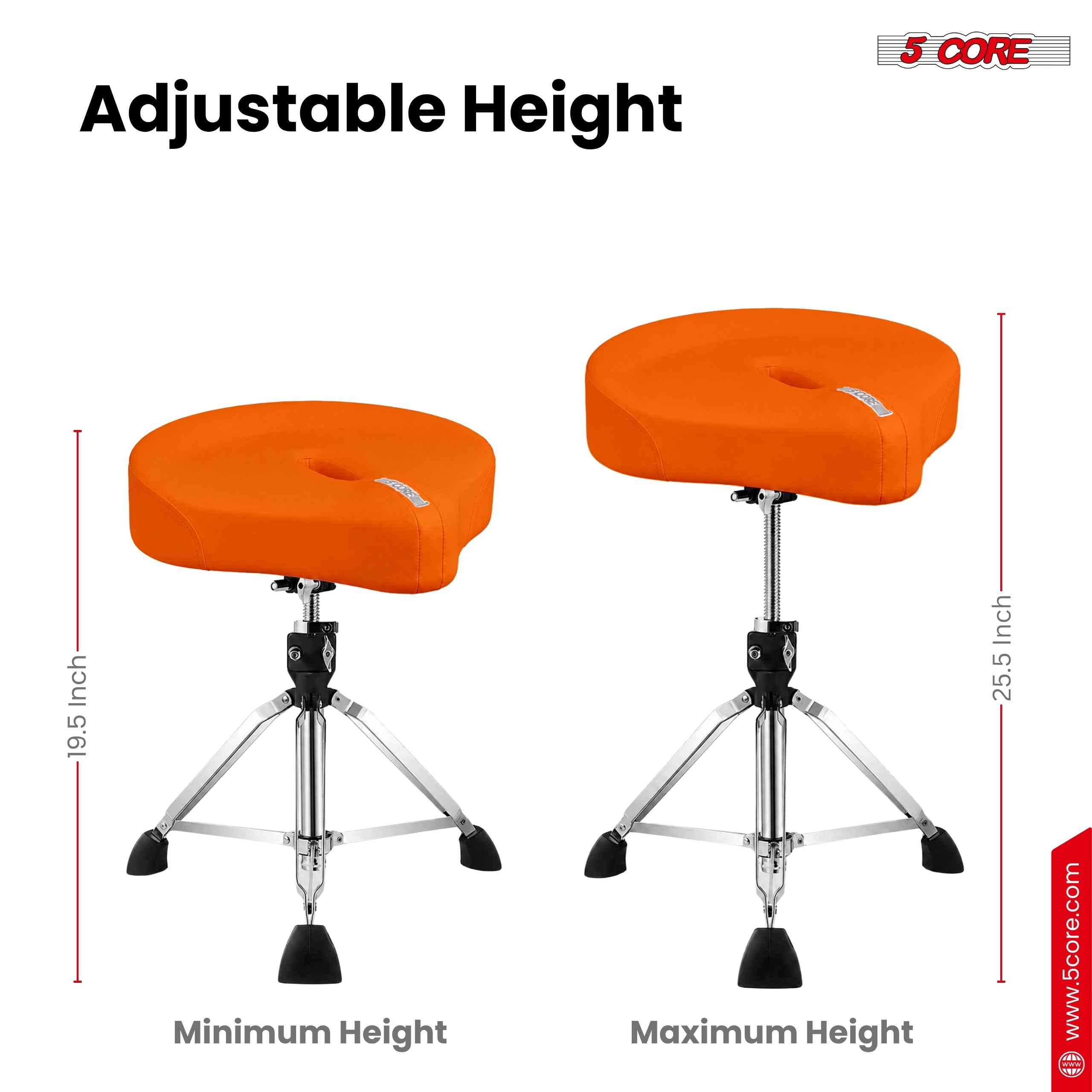 5-rdzeniowy, wyściełany, ergon – Drum Throne Adjustable recenzja i cena