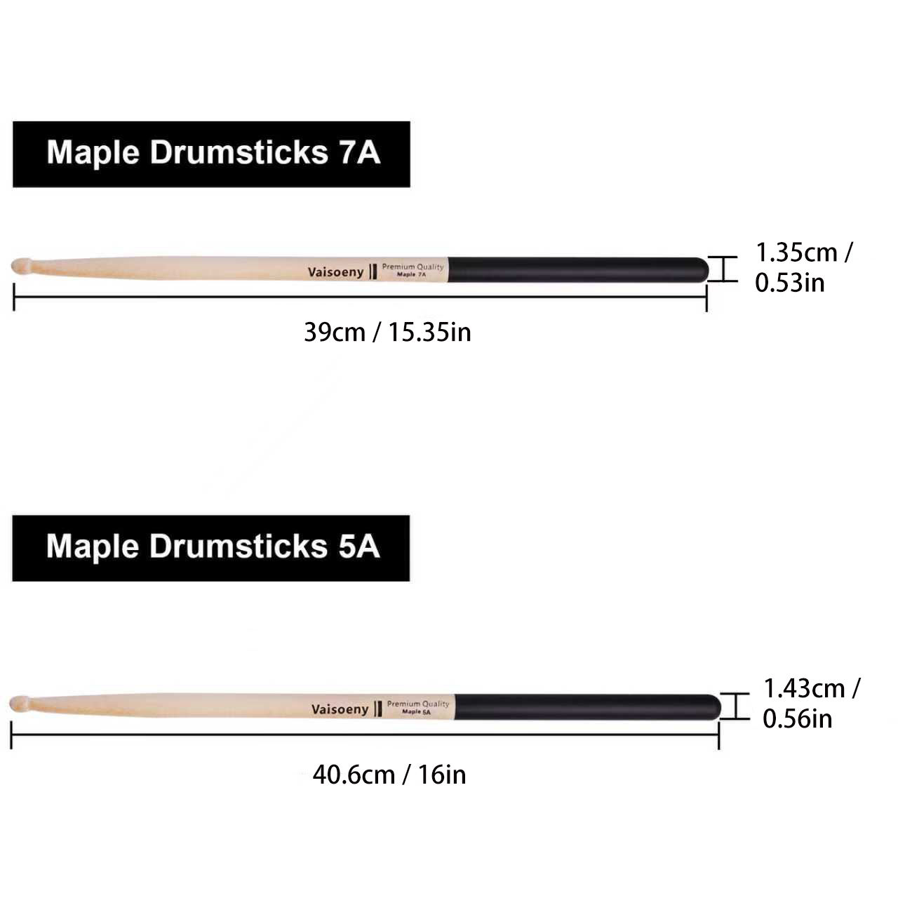 12 par klasycznych pałek perku – Drumsticks 5A Maple recenzja i cena