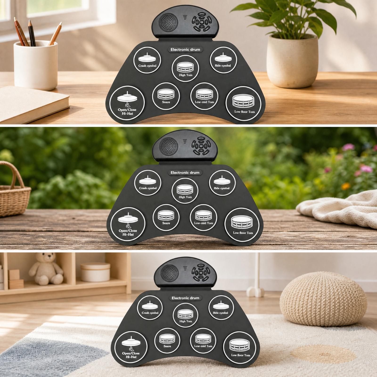 Elektroniczny zestaw perkusyjn – Electronic Drum Kit For Kids recenzja i cena