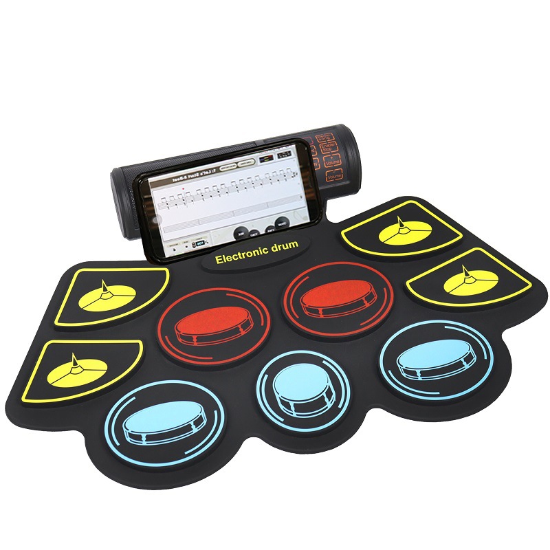 Kolorowy, składany zestaw perk – Electronic Drum Set Roll Up recenzja i cena