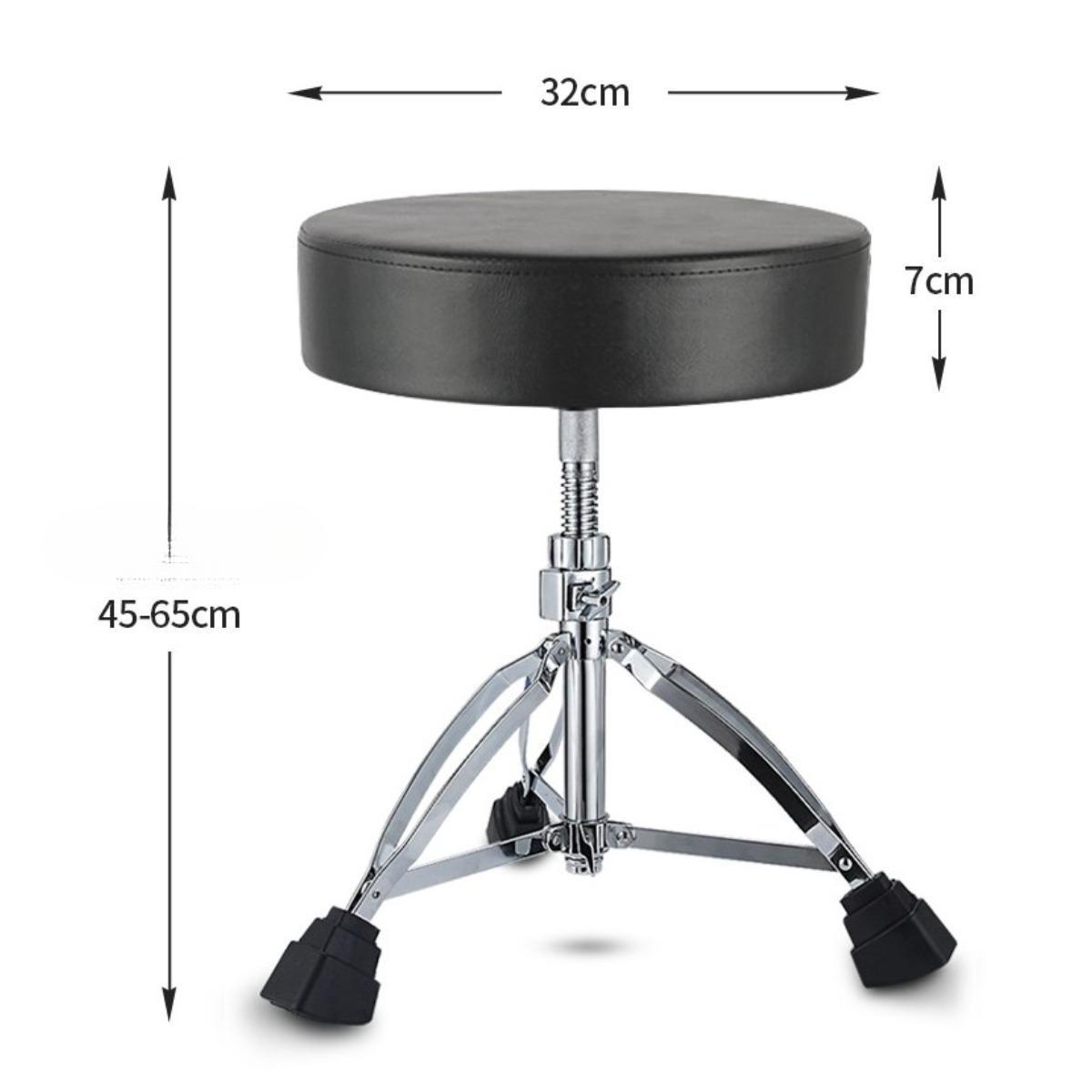 Stołek perkusyjny z gąbką o wy – Drum Throne Adjustable recenzja i cena