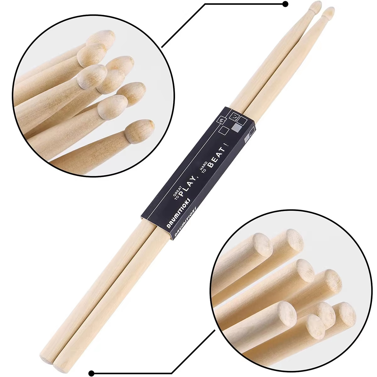 Pałeczki perkusyjne Miwayer 5A – Drumsticks 5A Maple recenzja i cena