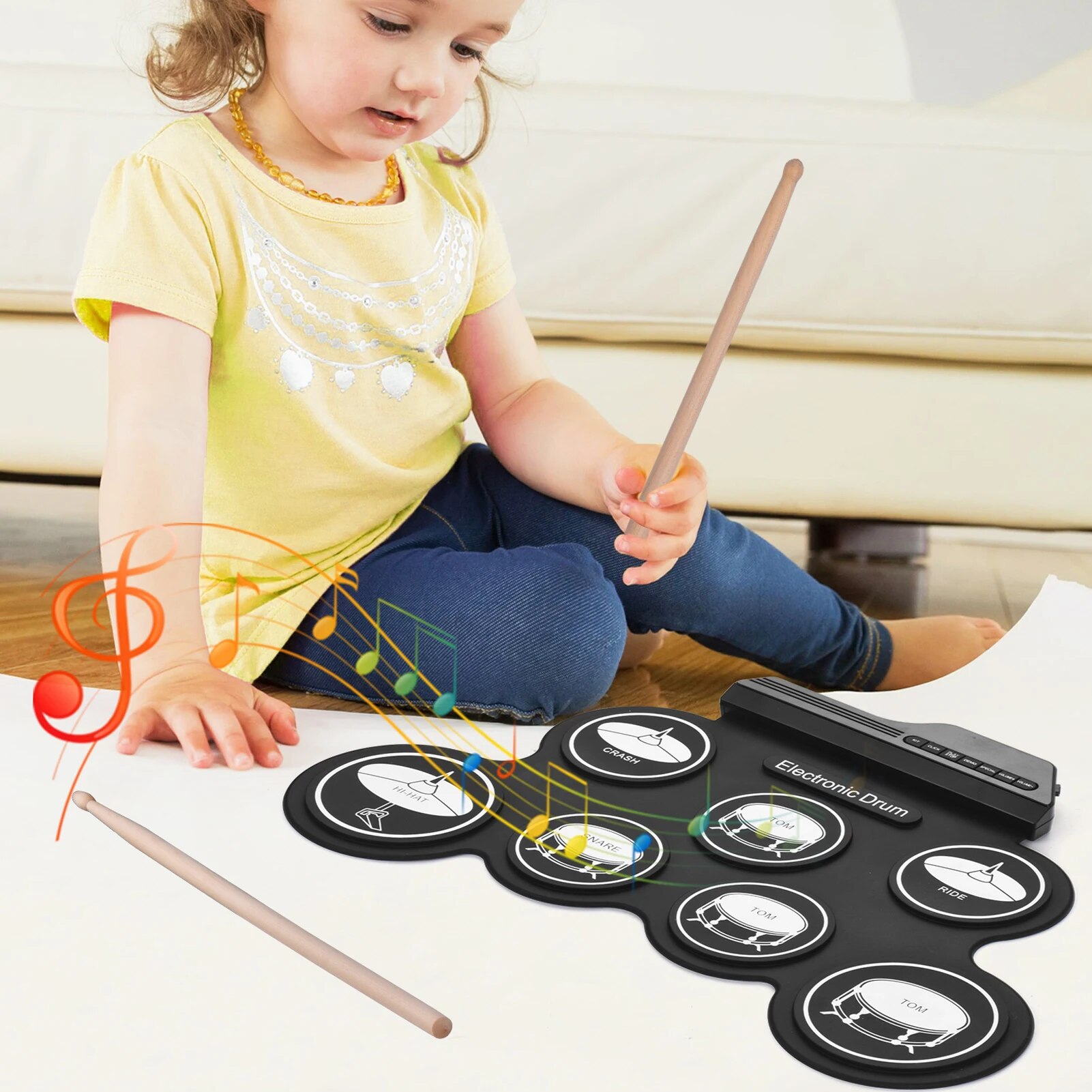 Elektroniczny zestaw perkusyjn – Electronic Drum Set Roll Up recenzja i cena