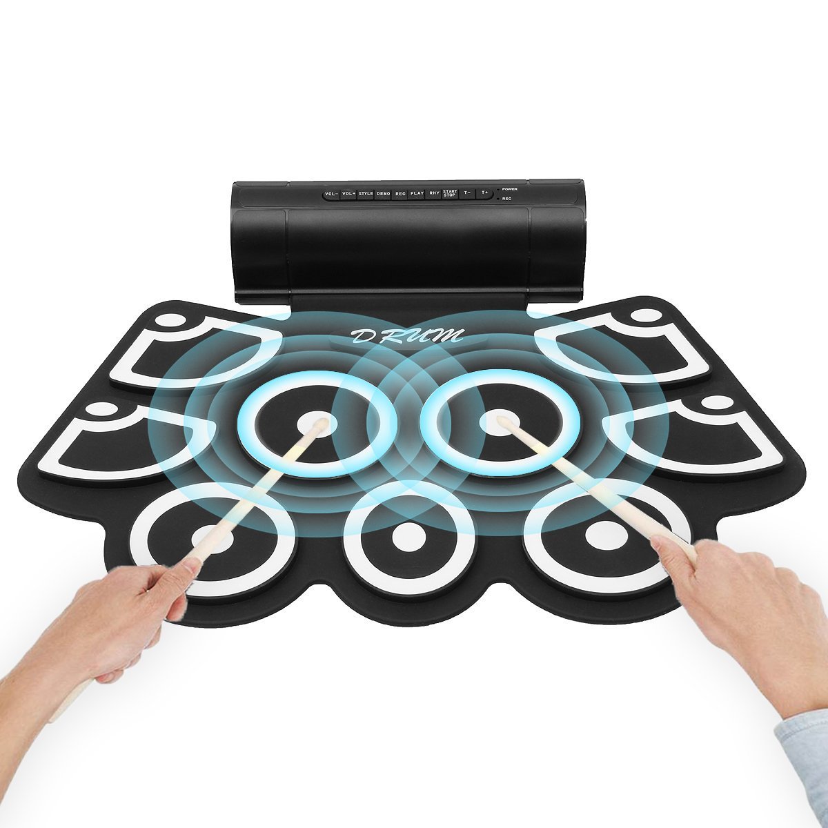 Instrument perkusyjny MD760, p – Electronic Drum Set Roll Up recenzja i cena