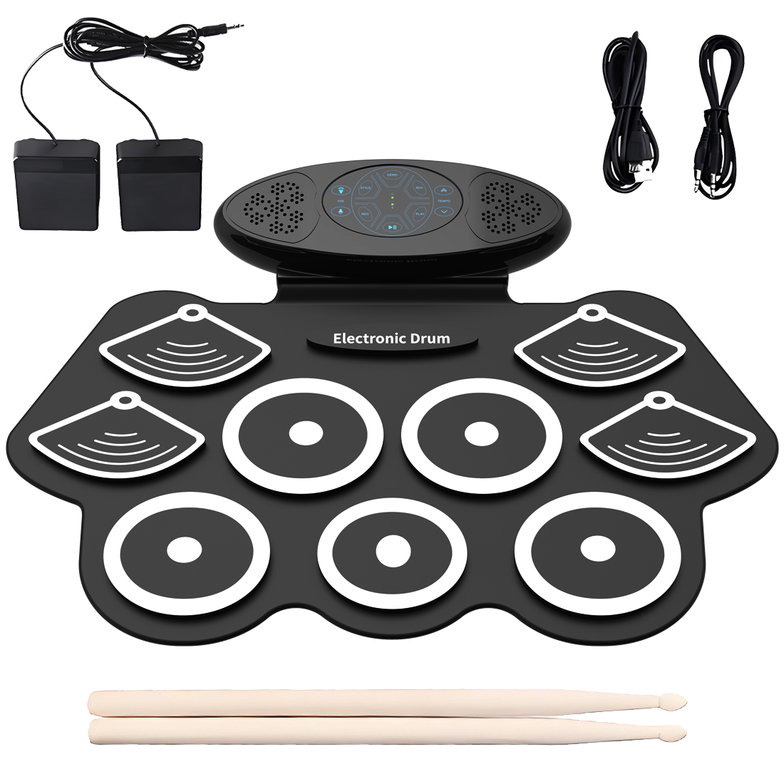 Przenośny, składany zestaw ele – Electronic Drum Set Roll Up recenzja i cena
