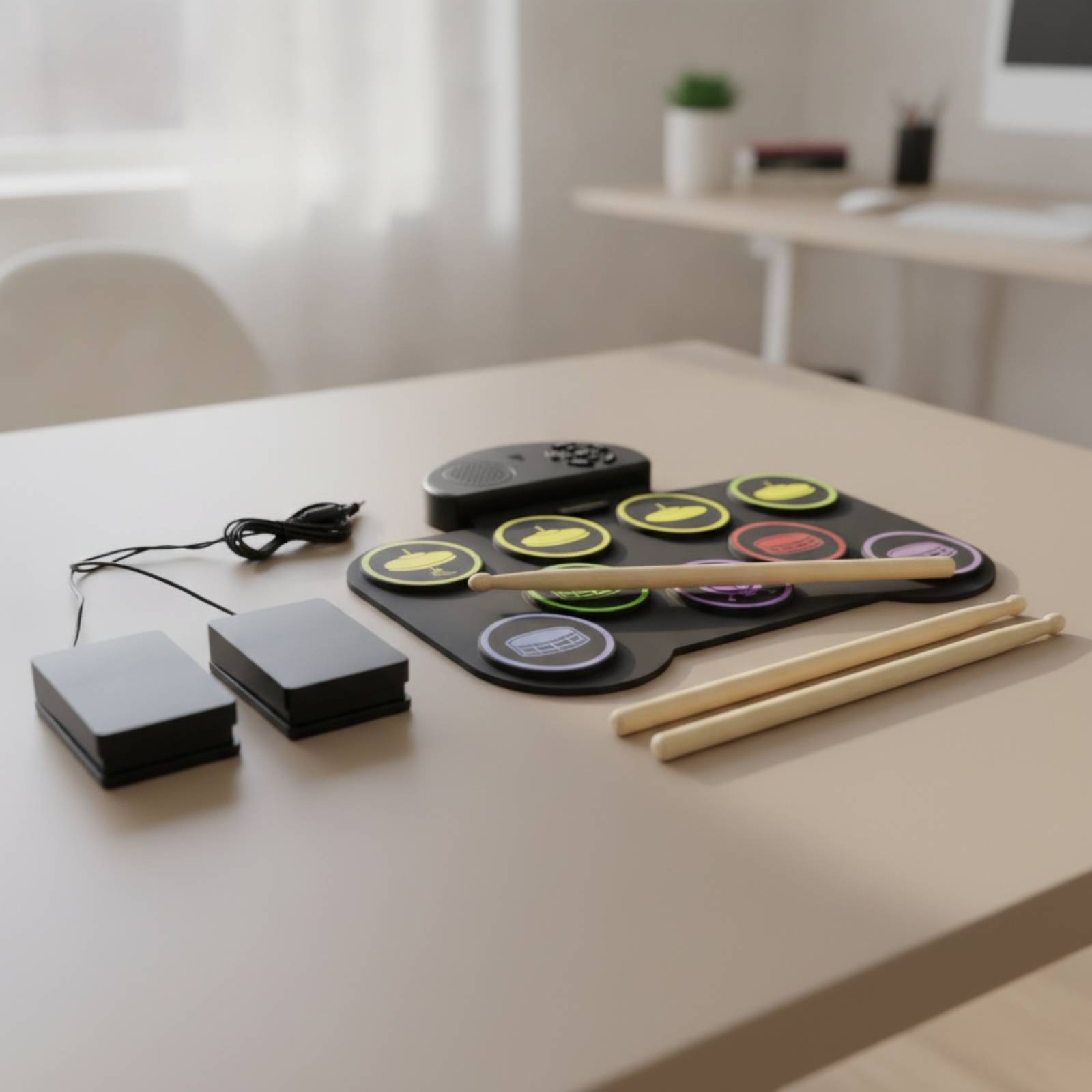 Elektroniczny zestaw perkusyjn – Electronic Drum Set Roll Up recenzja i cena
