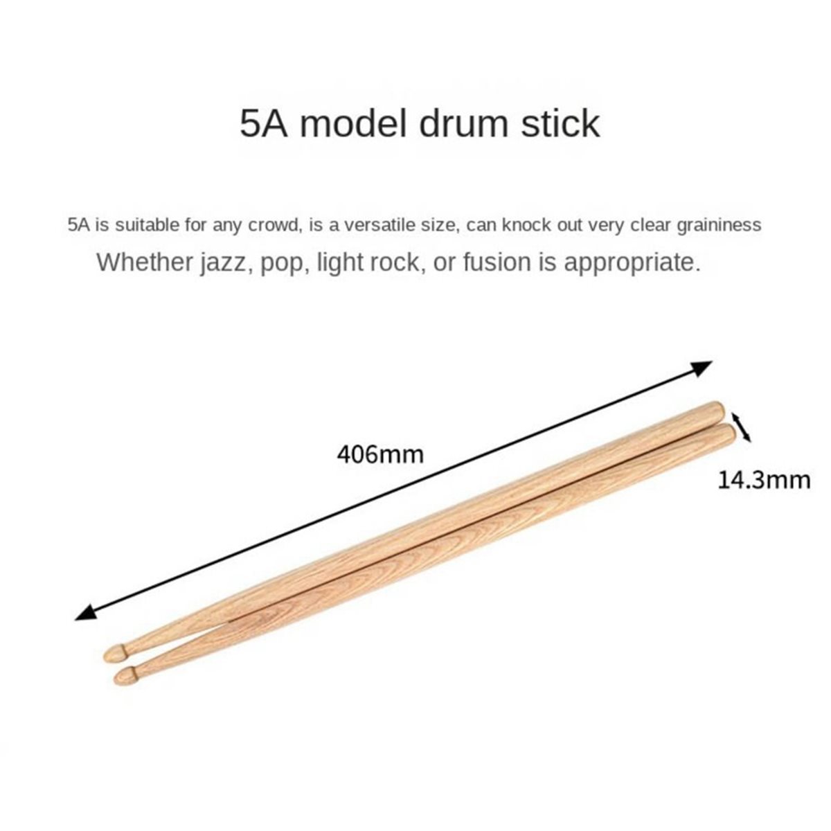 Klasyczne drewniane pałeczki p – Drumsticks 5A Maple recenzja i cena