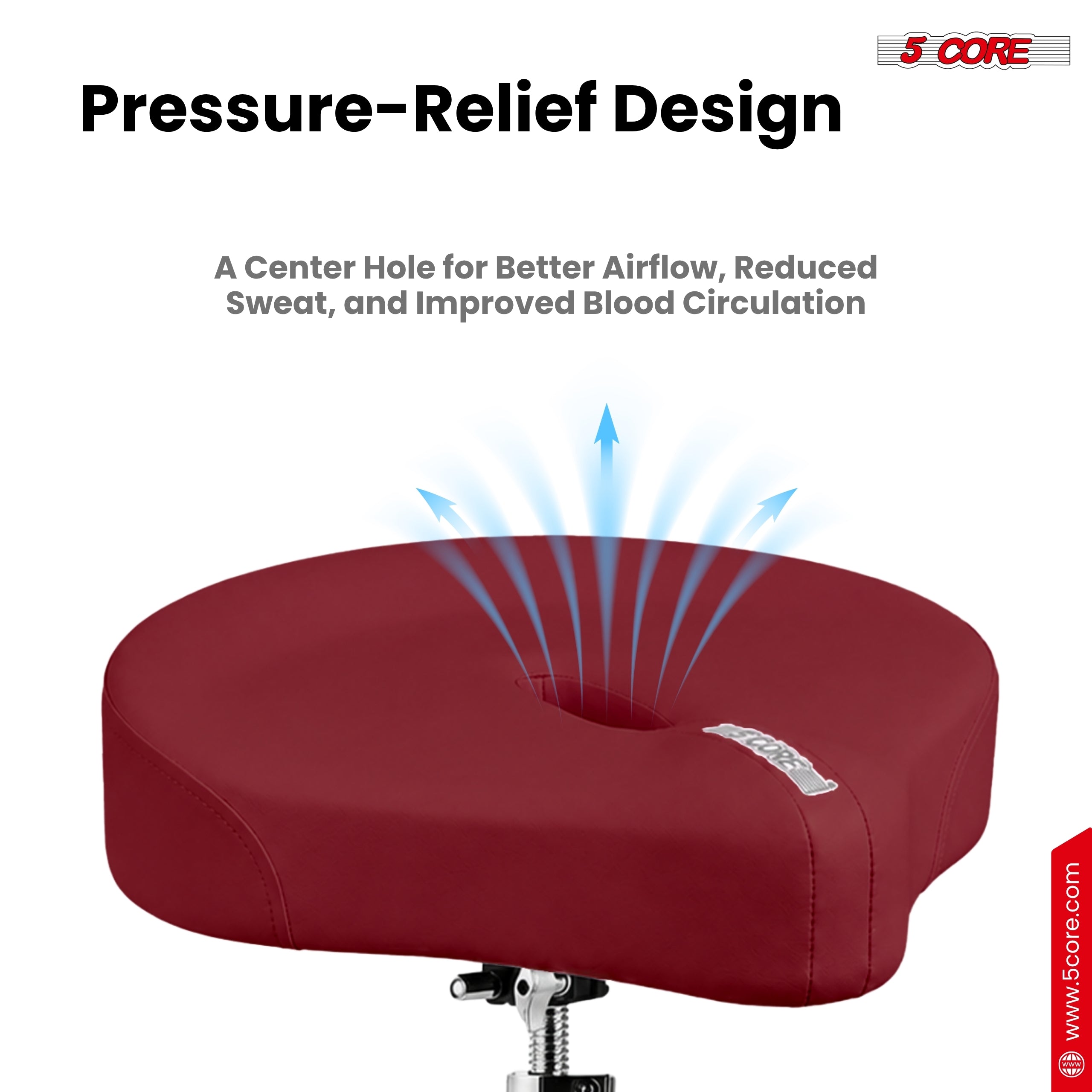 5-rdzeniowy, wyściełany, ergon – Drum Throne Adjustable recenzja i cena