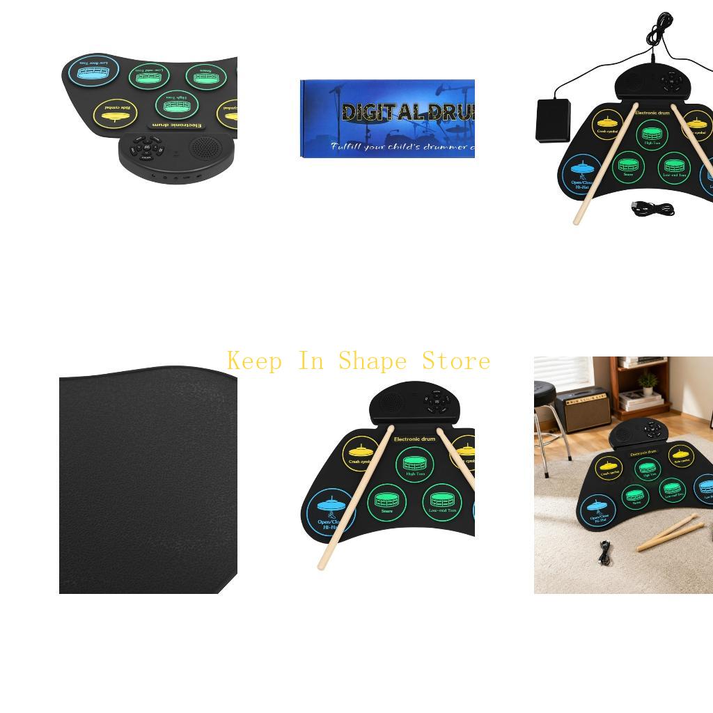U1JC Zwijany elektroniczny zes – Electronic Drum Set Roll Up recenzja i cena
