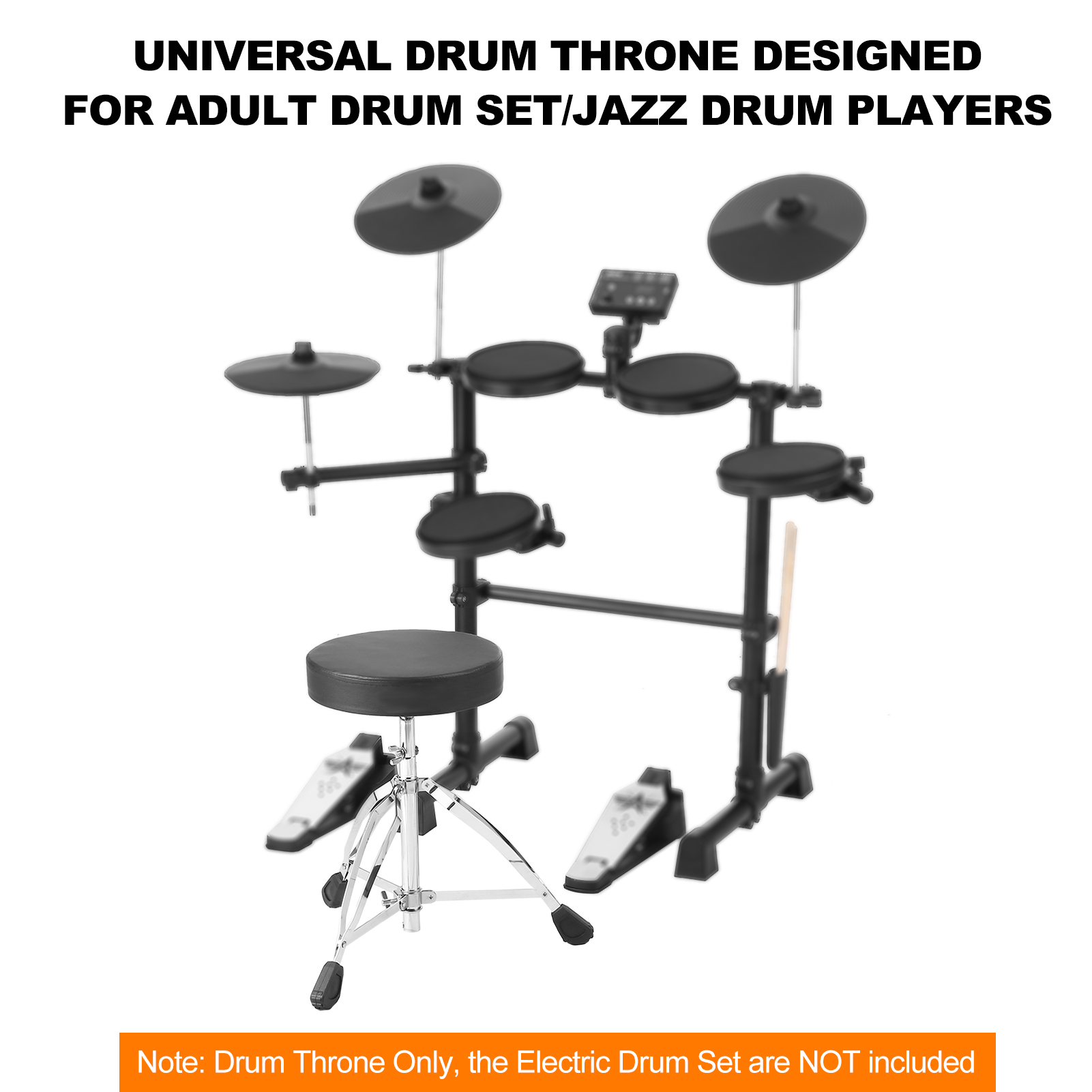Uniwersalny stołek perkusyjny  – Drum Throne Adjustable recenzja i cena