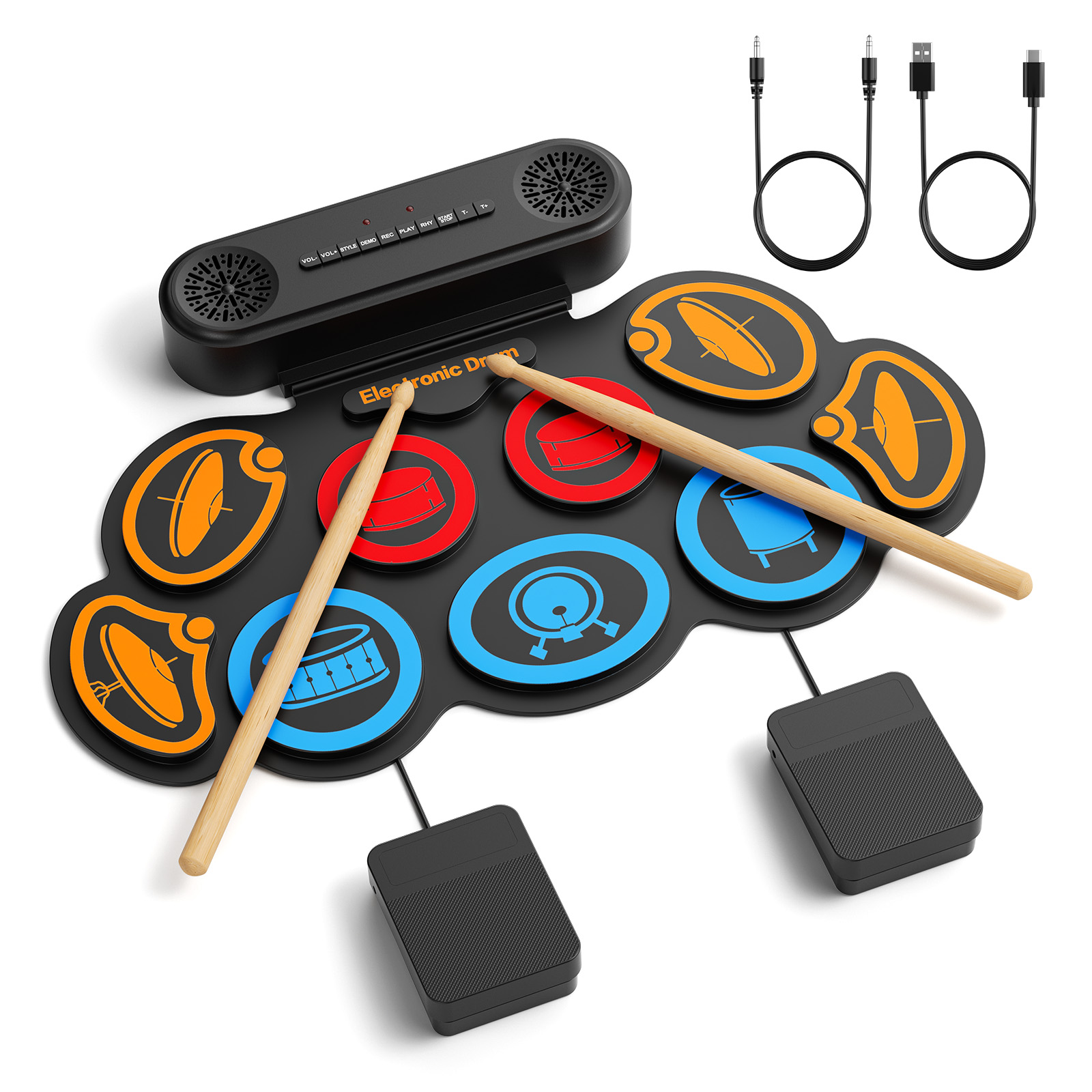 Elektroniczny zestaw perkusyjn – Electronic Drum Set Roll Up recenzja i cena