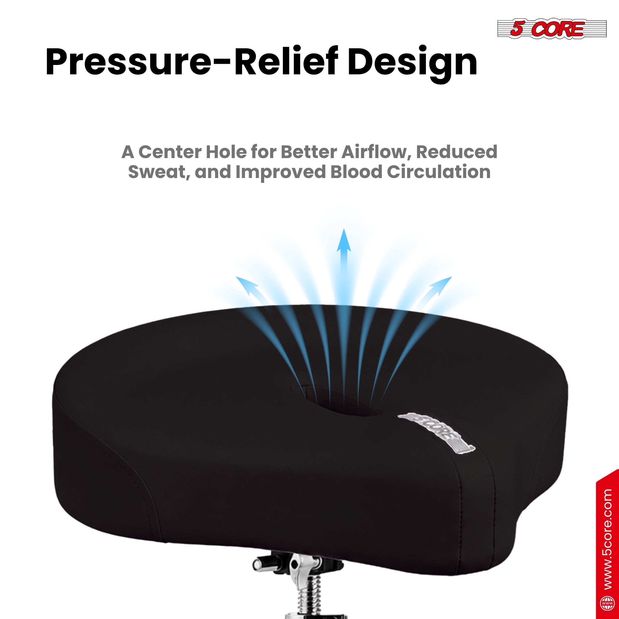 5 Core Drum Throne – wyściełan – Drum Throne Adjustable recenzja i cena